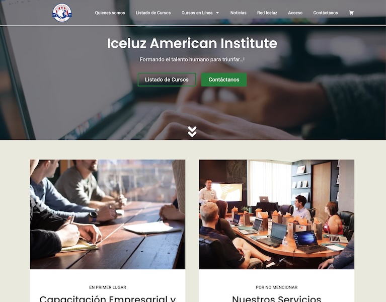 Iceluz Website