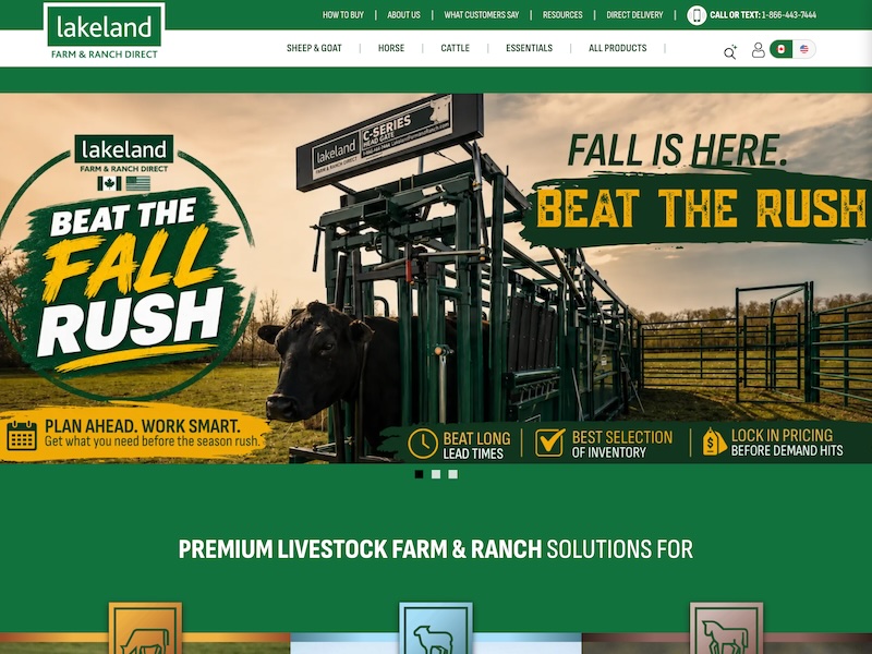 Lakeland Farm & Ranch Website