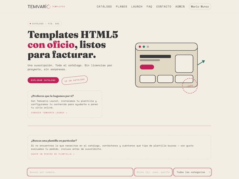 Temvario WebApp