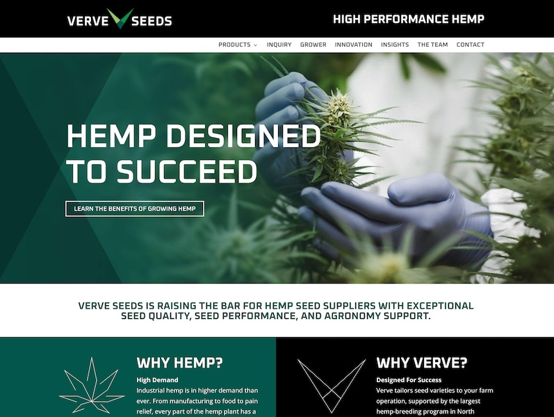 Verve Seeds Website